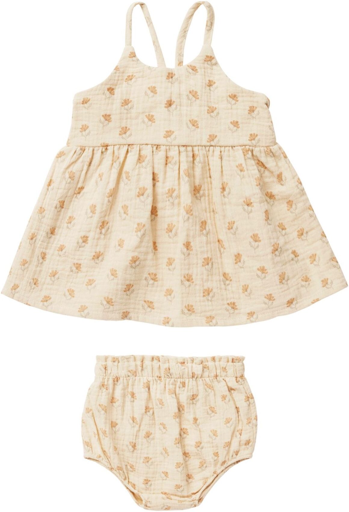 Rylee + Cru Top and Bloomer Zenni à Fleurs Off white 0/3 months Girl