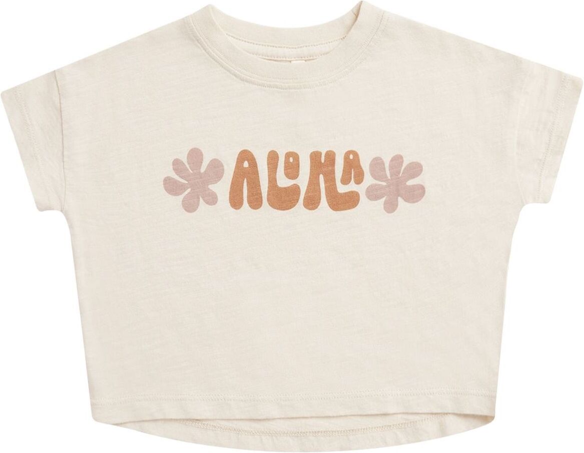 Rylee + Cru Aloha T-Shirt White 3/6 months Girl