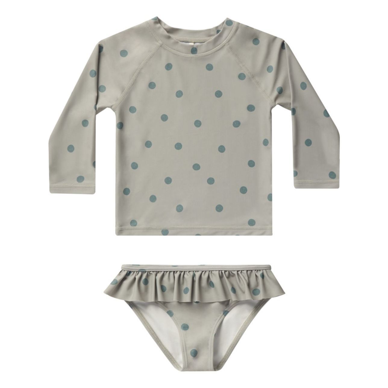 Rylee + Cru Anti-UV Polka Dot T-Shirt and Briefs Verdigris 0/3 months Girl