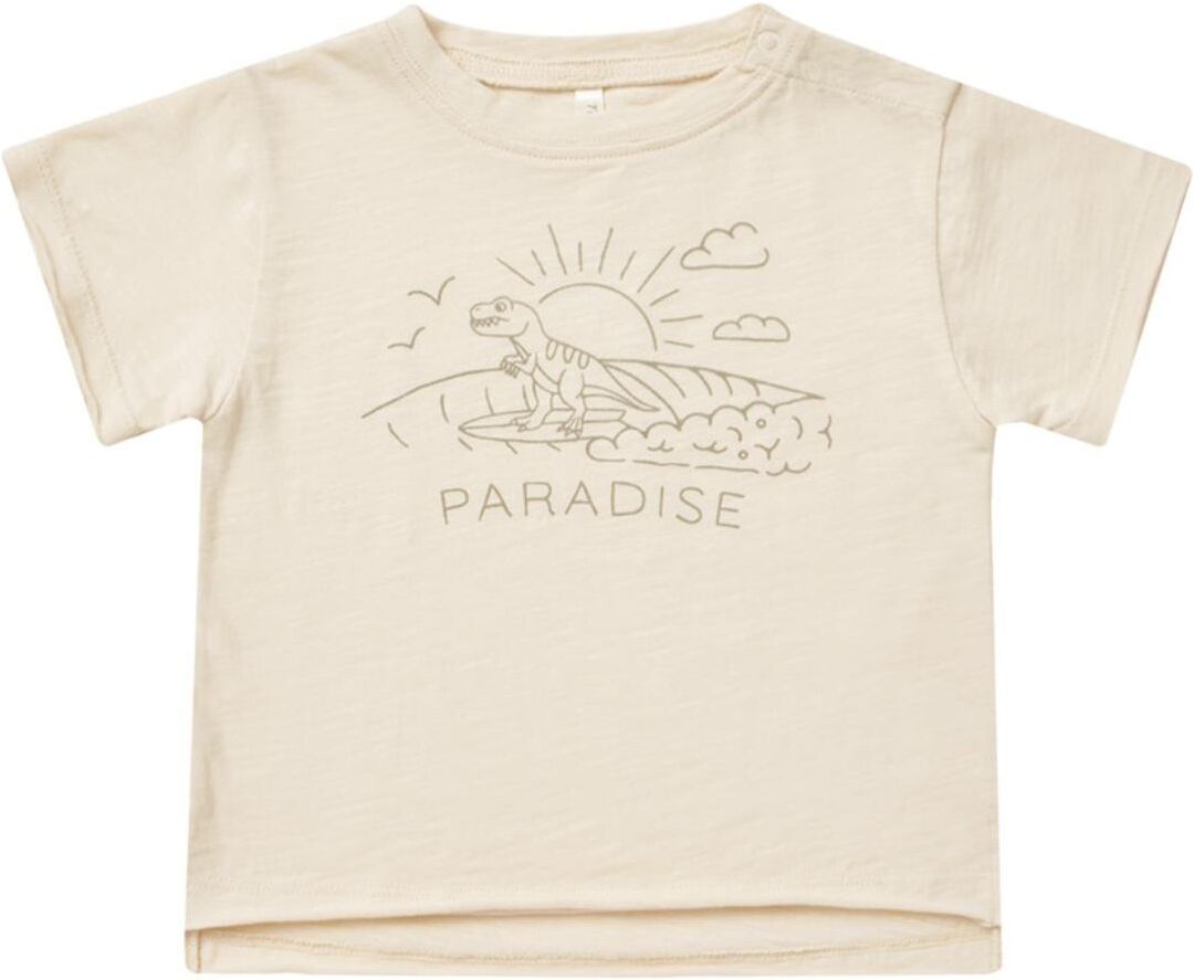 Rylee + Cru Paradise T-Shirt Ecru 3/6 months Girl