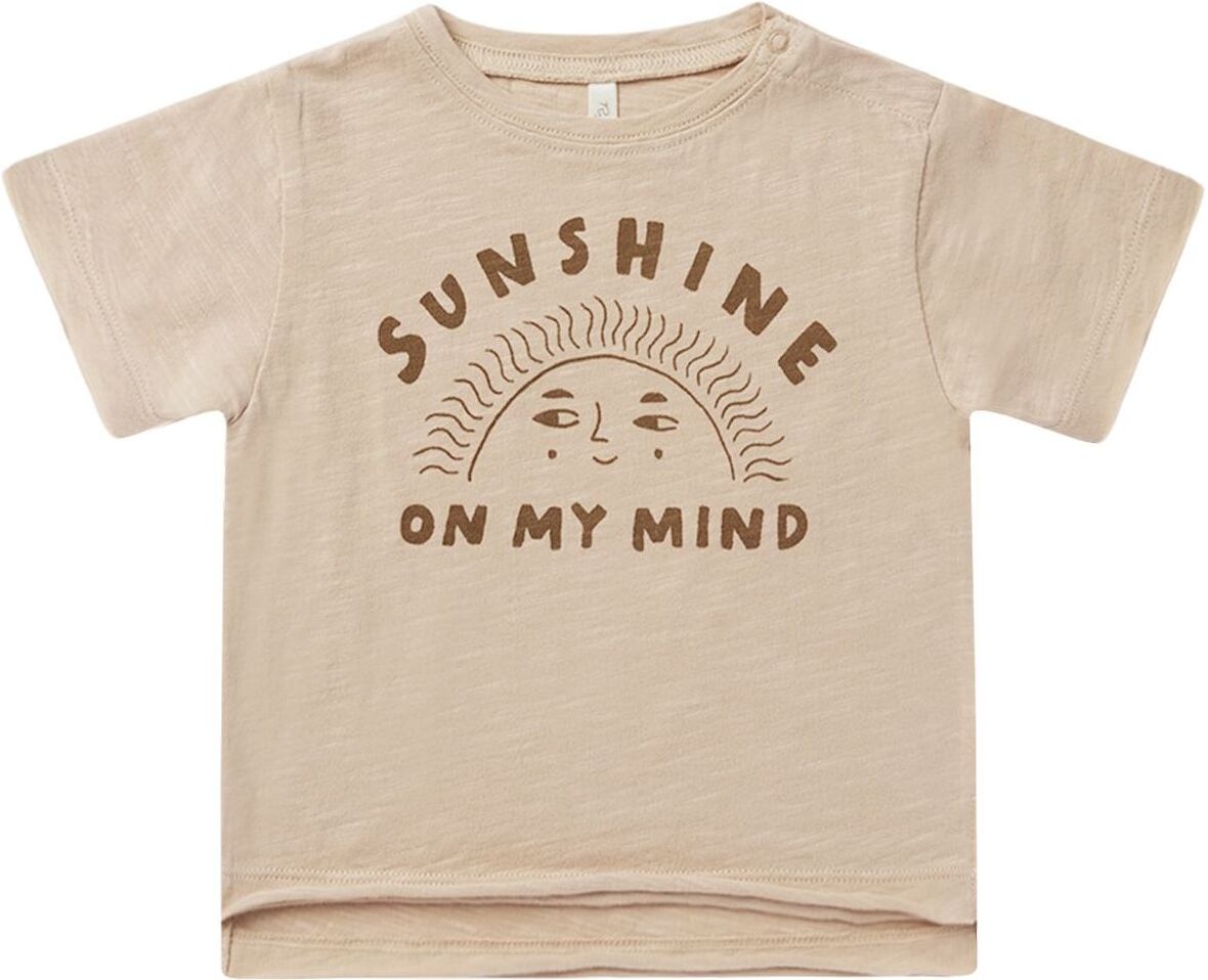 Rylee + Cru Sunshine On My Mind T-Shirt Oatmeal 3/6 months Girl