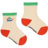 Bobo Choses Boats Bi-Colour Socks Ecru 17/19 Girl