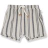 1+ in the family Peter Striped Bermuda Shorts Blue 6 months Girl