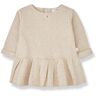 1+ in the family Cecile Recycled Fibre Dress Beige 6 months Girl