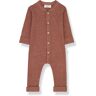 1+ in the family Milan ribbed jumpsuit Brown 6 months Girl