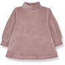 1+ in the family Rudra Velour Roll Neck Dress Mauve 3 months Girl