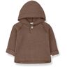 1+ in the family Romeo Recycled Fibre Hoodie Brown 6 months Girl