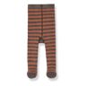1+ in the family Irina Striped Ribbed Tights Brown 12/24 months Girl