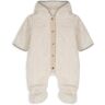 Louise Misha Quentin Faux Fur Baby Snowsuit Ecru 6 months Girl