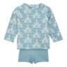 Louise Misha Agik Anti-UV T-Shirt + Recycled Polyamide Boxer Shorts Blue 10 years Boy