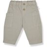 1+ in the family Dario Popeline Cargo Pants Oatmeal 6 months Girl