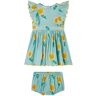 Stella McCartney Kids Flower dress and bloomer set Light blue 6 months Girl