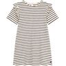 Petit Bateau Maria Jersey Flamed Dress Ecru 3 years Girl