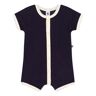 Petit Bateau Sponge Musician Playsuit Navy blue 3 months Girl