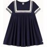 Petit Bateau Million dress Navy blue 3 years Girl