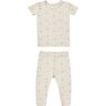 Quincy Mae Bamboo T-Shirt and Legging Beige 0/3 months Girl