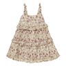 Rylee + Cru Floral Ruffle Dress Ecru 2/3 years Girl