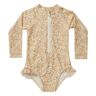 Rylee + Cru Floral UV protection suit Yellow 3/6 months Girl