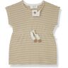 1+ in the family Giulia Jersey Ribbed Dress Mustard 3 months Girl