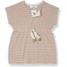 1+ in the family Giulia Jersey Ribbed Dress Apricot 3 months Girl