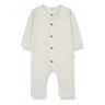 1+ in the family Leonardo Ribbed Pyjamas Ecru 1 month Girl