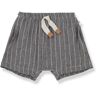 1+ in the family Peter Striped Shorts Charcoal grey 6 months Girl