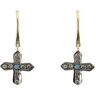 5 Octobre Cross Earrings Silver one size Women