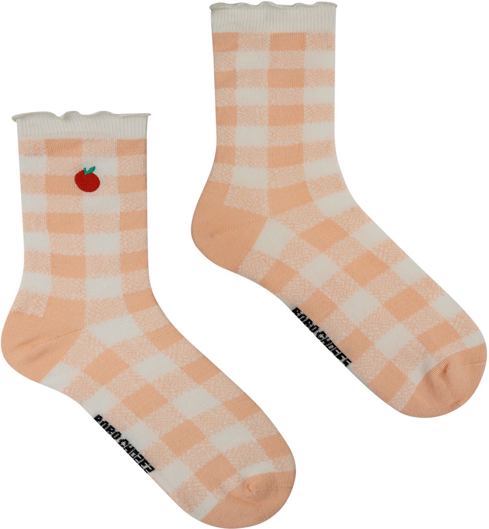 Bobo Choses Set of 2 Vichy Socks - Women's Collection Pale pink 35/37 Women