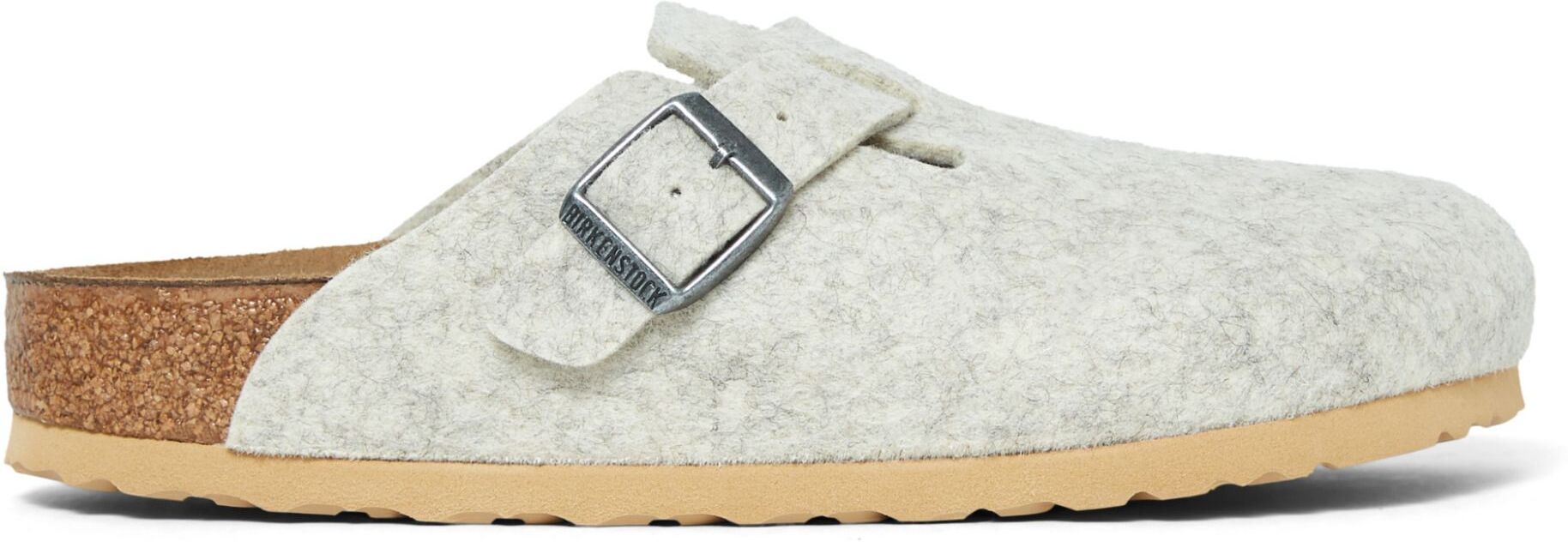 BIRKENSTOCK Boston Wool Slip-Ons - Narrow Fit Off white 37EU Women