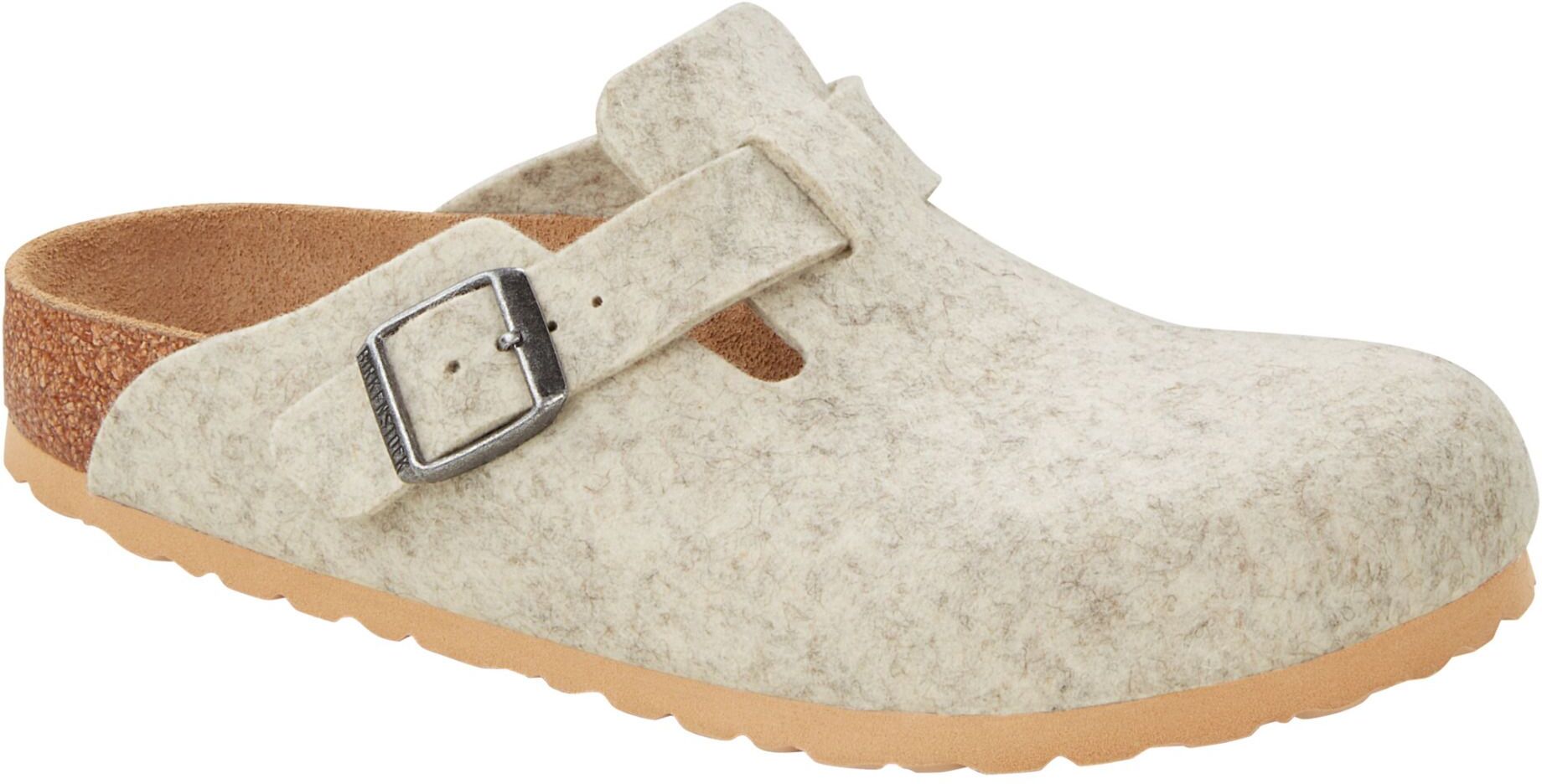 BIRKENSTOCK Boston Standard Fit Wool Clogs - Adult Collection Off white 42EU Man