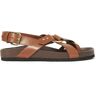 Soeur Mexico Leather Sandals Cognac 36EU Women