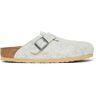 BIRKENSTOCK Boston Wool Slip-Ons - Narrow Fit Off white 37EU Women