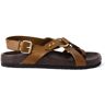 Soeur Mexico Leather Sandals Bronze 36EU Women