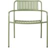 Tolix Patio Stainless Steel Outdoor Lounge Chair Olive one size unisex