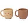 Konges Sløjd Strawberry Silicone Cups - Set of 2 Terracotta one size unisex