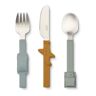 Liewood Tove Stainless Steel Cutlery - Set of 3 Blue fog mix one size unisex