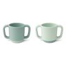 Liewood Alicia Silicone Learning Cups - Set of 2 Grey blue one size unisex