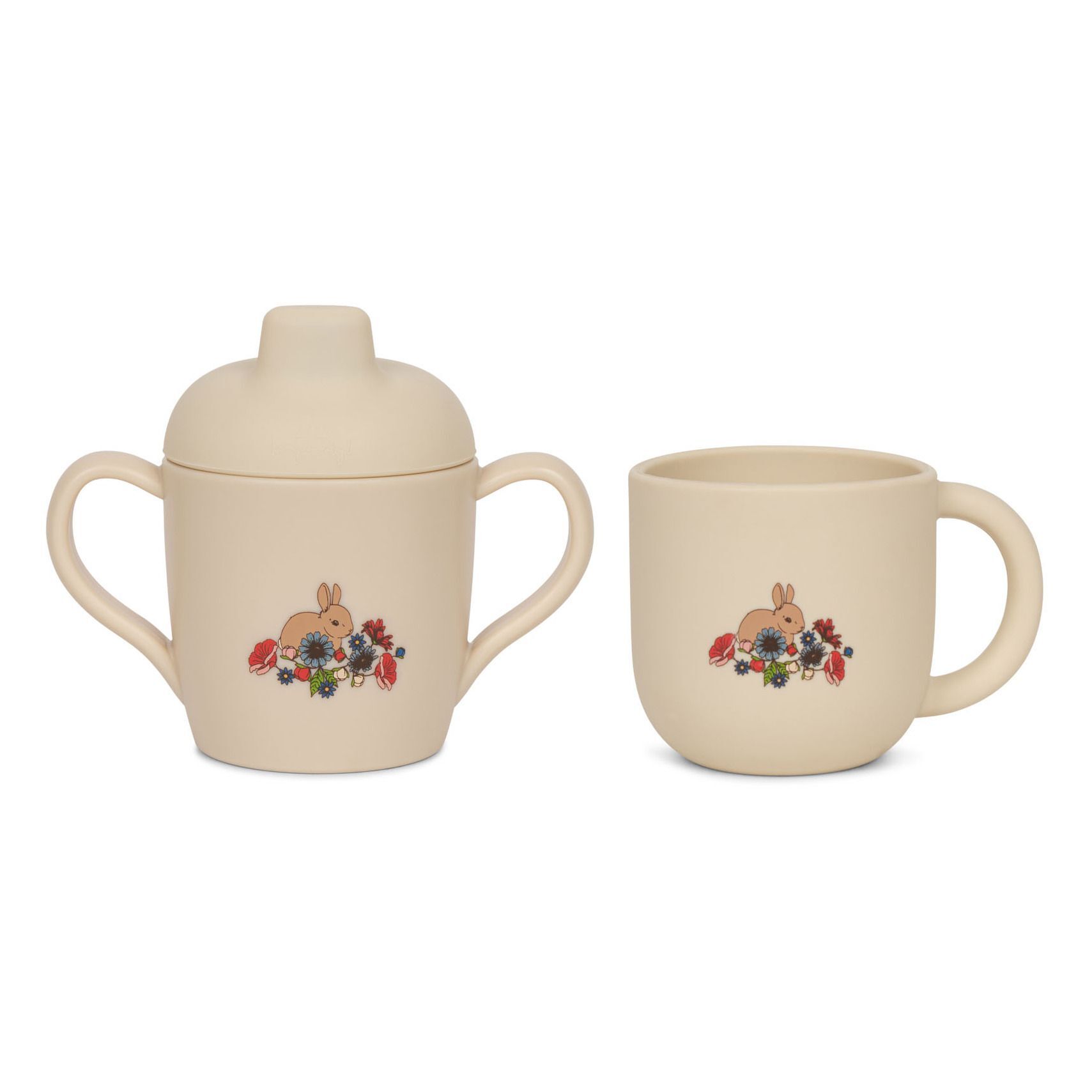 Konges Sløjd Learning cup and mug Cream one size unisex