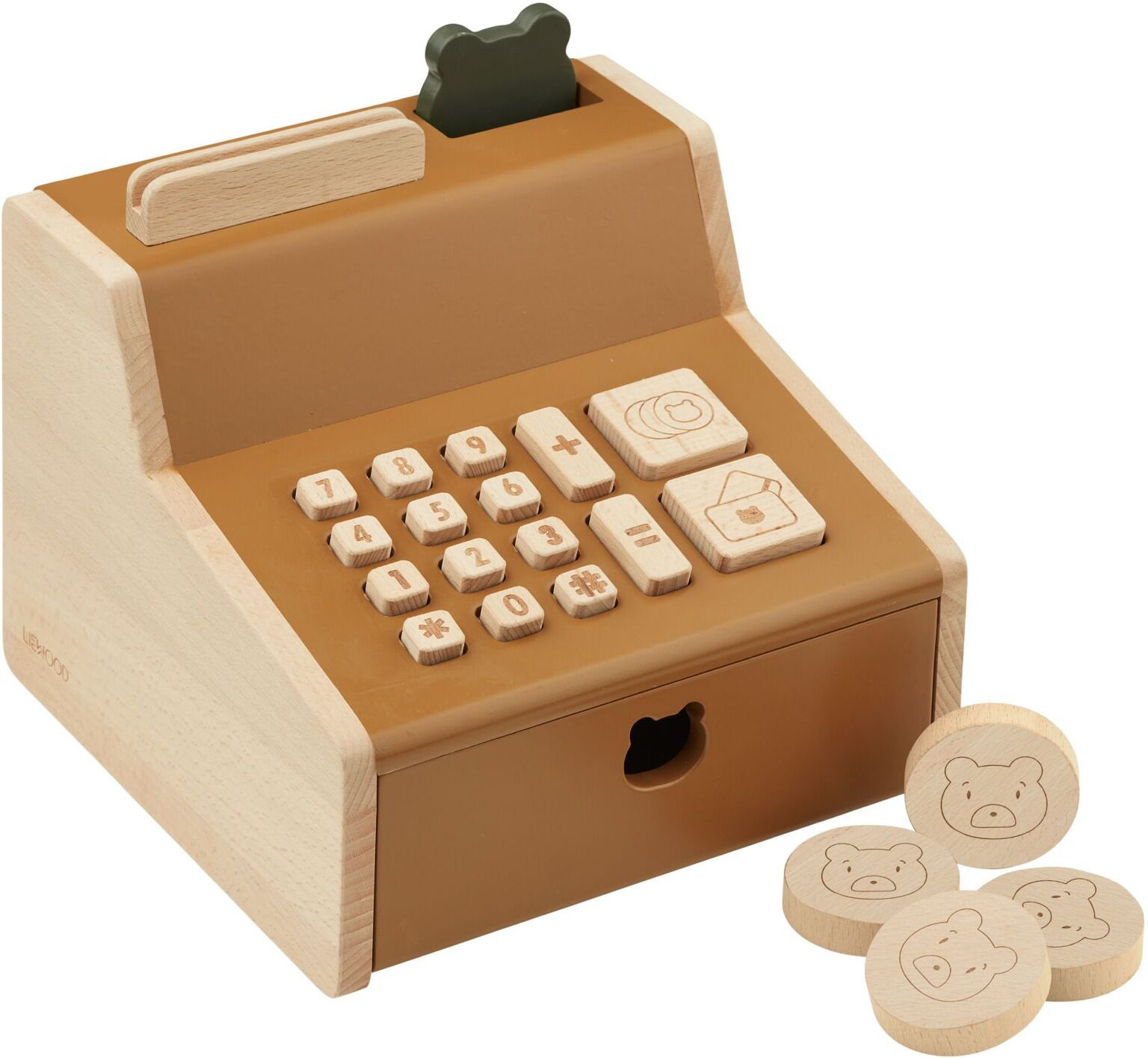 Liewood Wooden Cash Register Caramel one size unisex