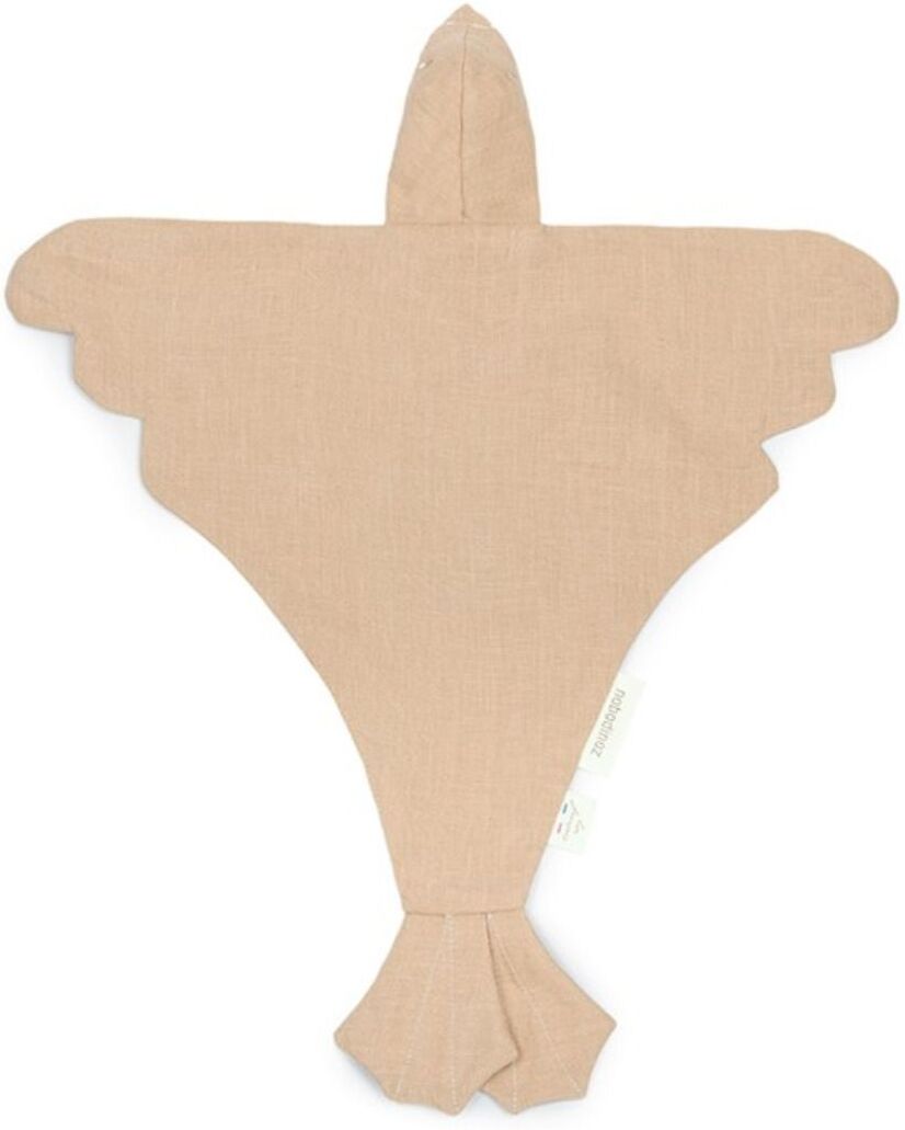 Nobodinoz Bird Soft Toy - French Linen Sand one size unisex