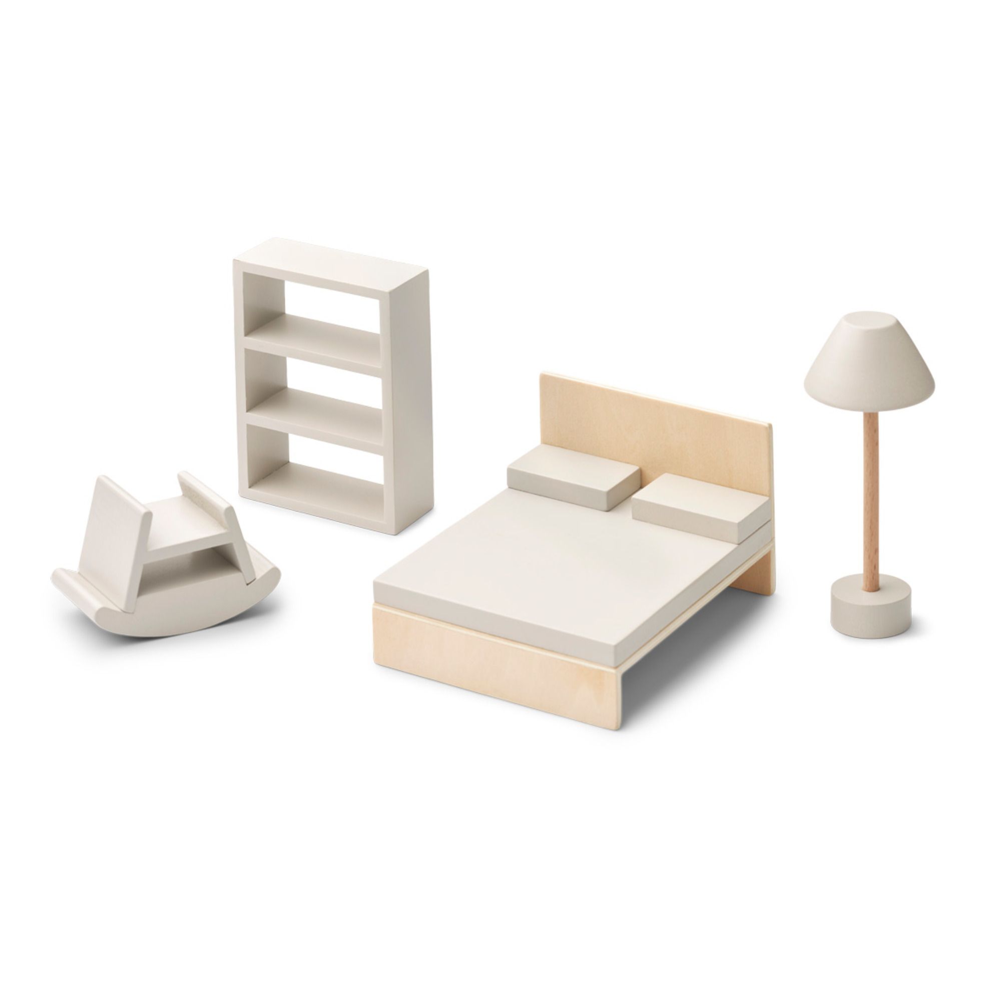 Liewood Doll’s House Bedroom Furniture Set Sand one size unisex