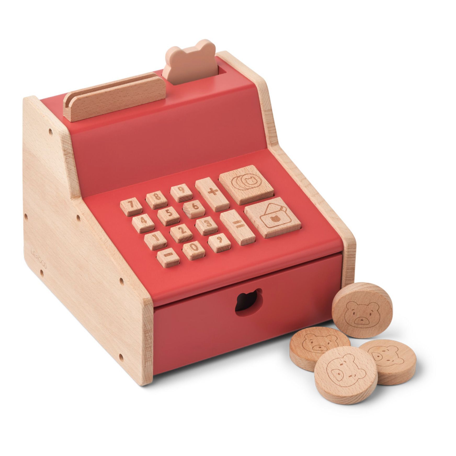 Liewood Wooden Cash Register Red one size unisex