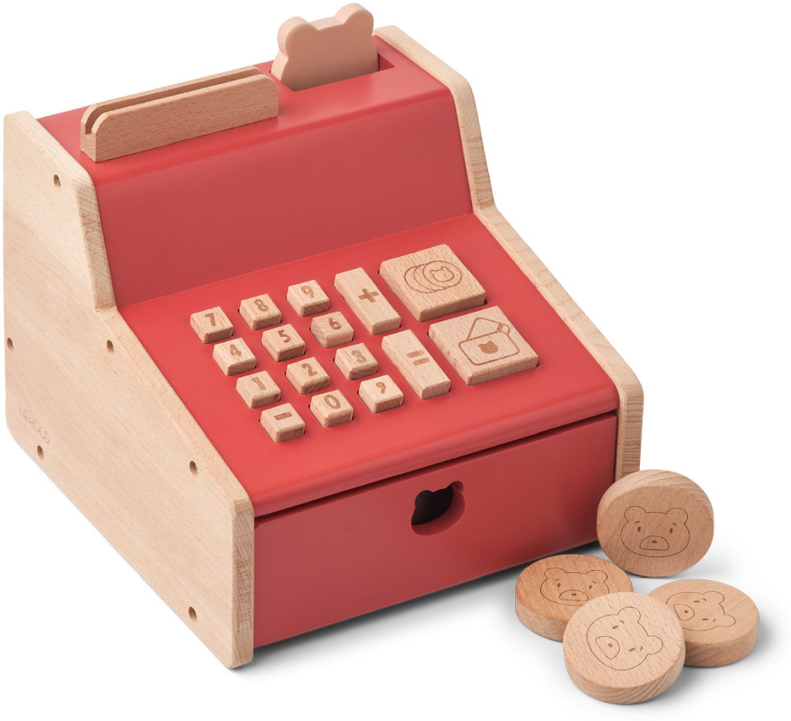 Liewood Wooden Cash Register Red one size unisex