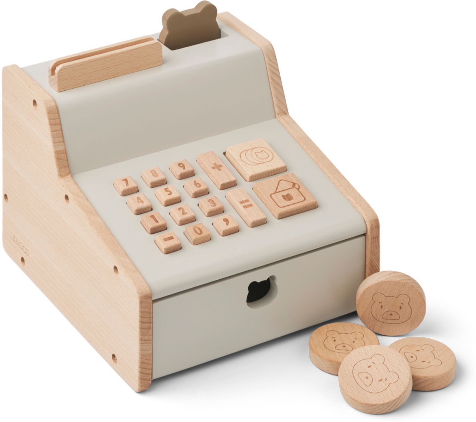 Liewood Wooden Cash Register Brown one size unisex