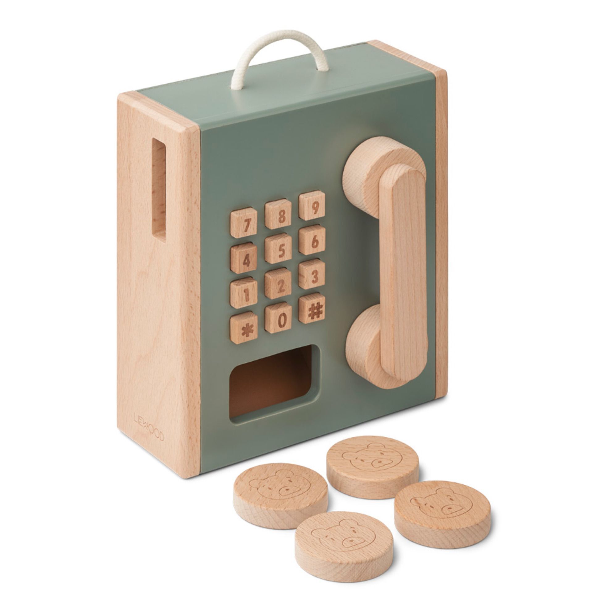 Liewood Rufus Coin Telephone Green one size unisex