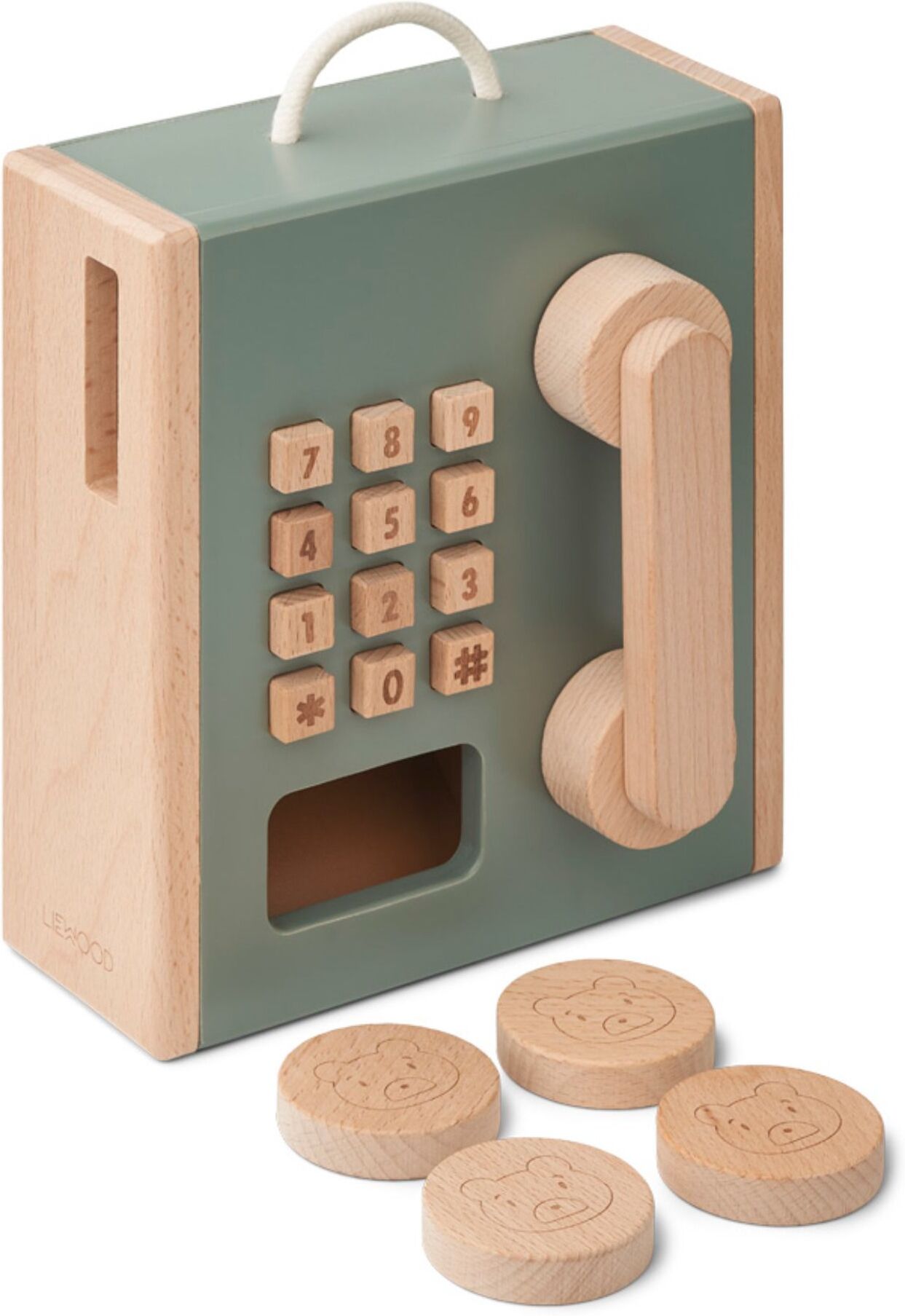 Liewood Rufus Coin Telephone Green one size unisex