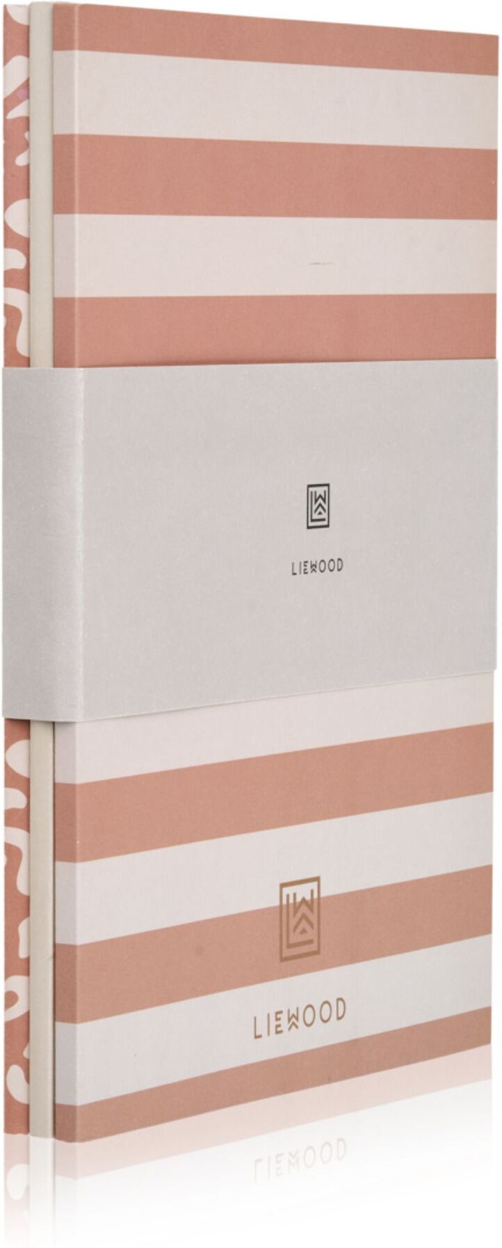 Liewood A5 Sidney Notebooks - Set of 3 Peach/Leo mix one size unisex