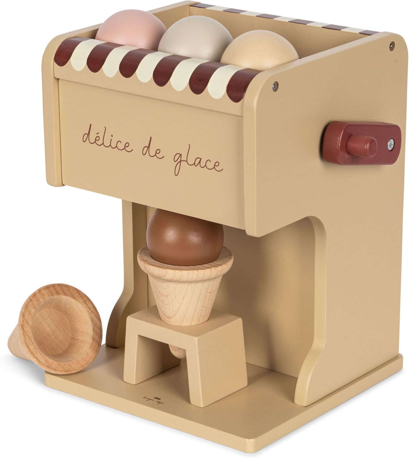 Konges Sløjd FSC wooden ice-cream maker kit Multicoloured one size unisex