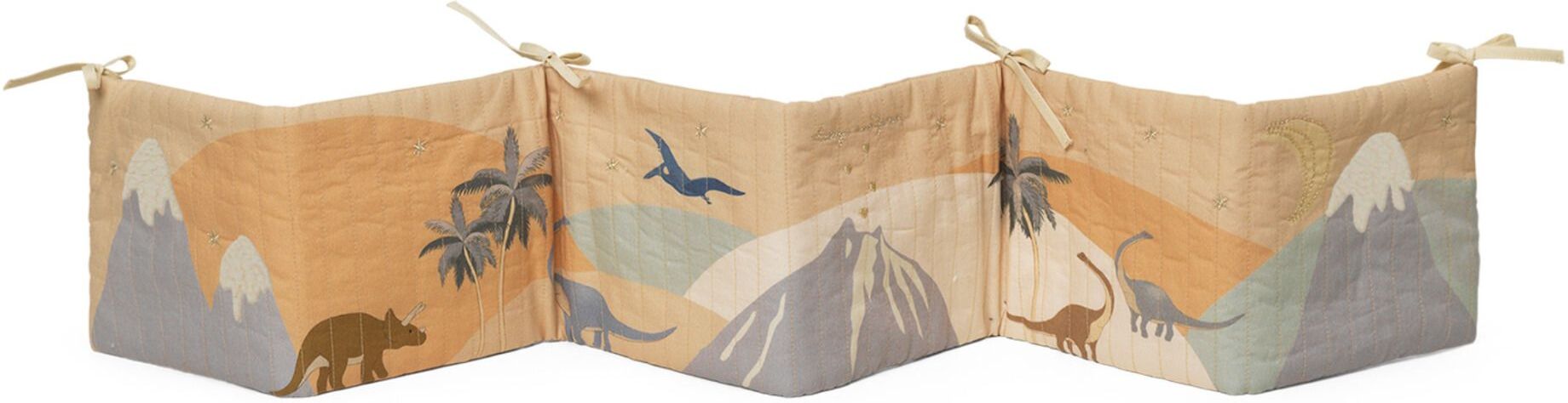 Konges Sløjd Organic Cotton Dinosaur Cloth Book Blue one size unisex