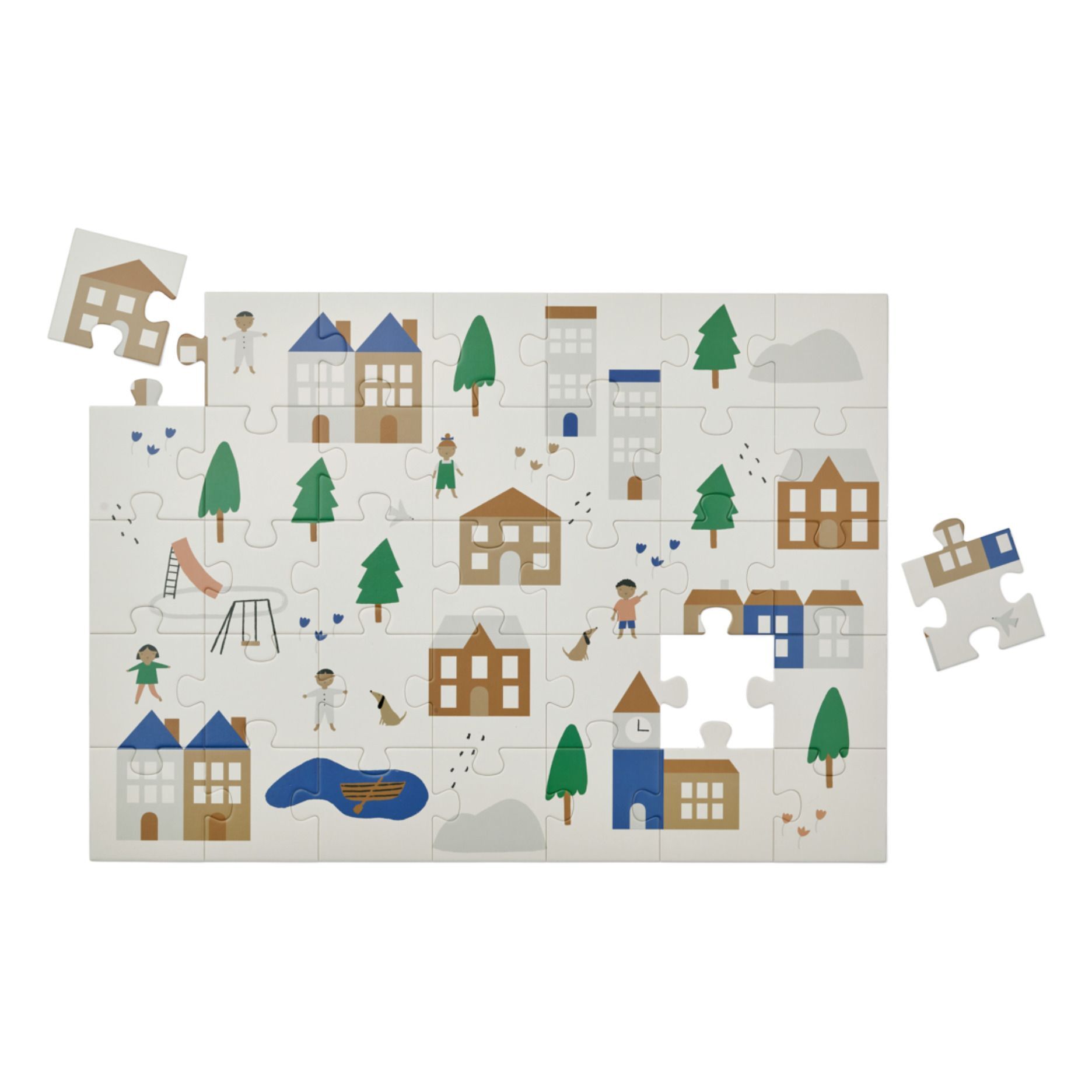 Liewood Jimmie Puzzle Downtown/Sandy one size unisex